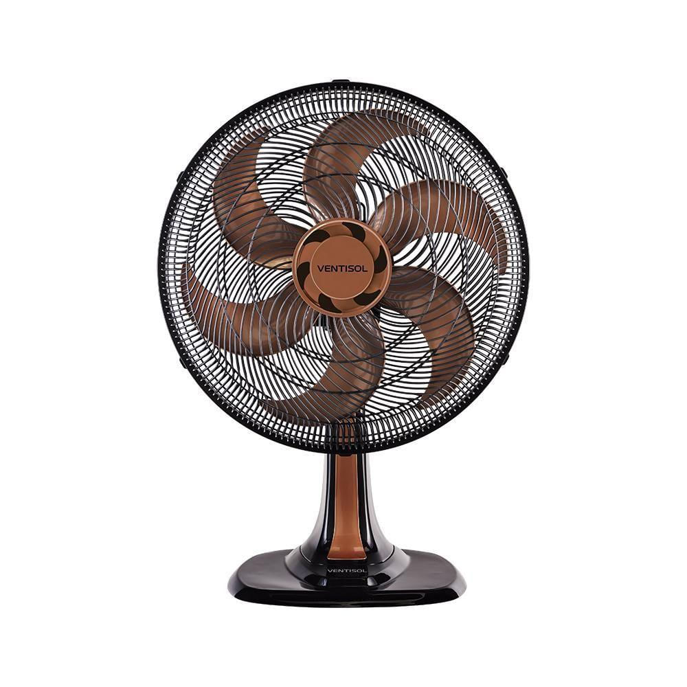 Ventilador De Mesa Bronze Turbo 40cm 6 Pas Oscilante