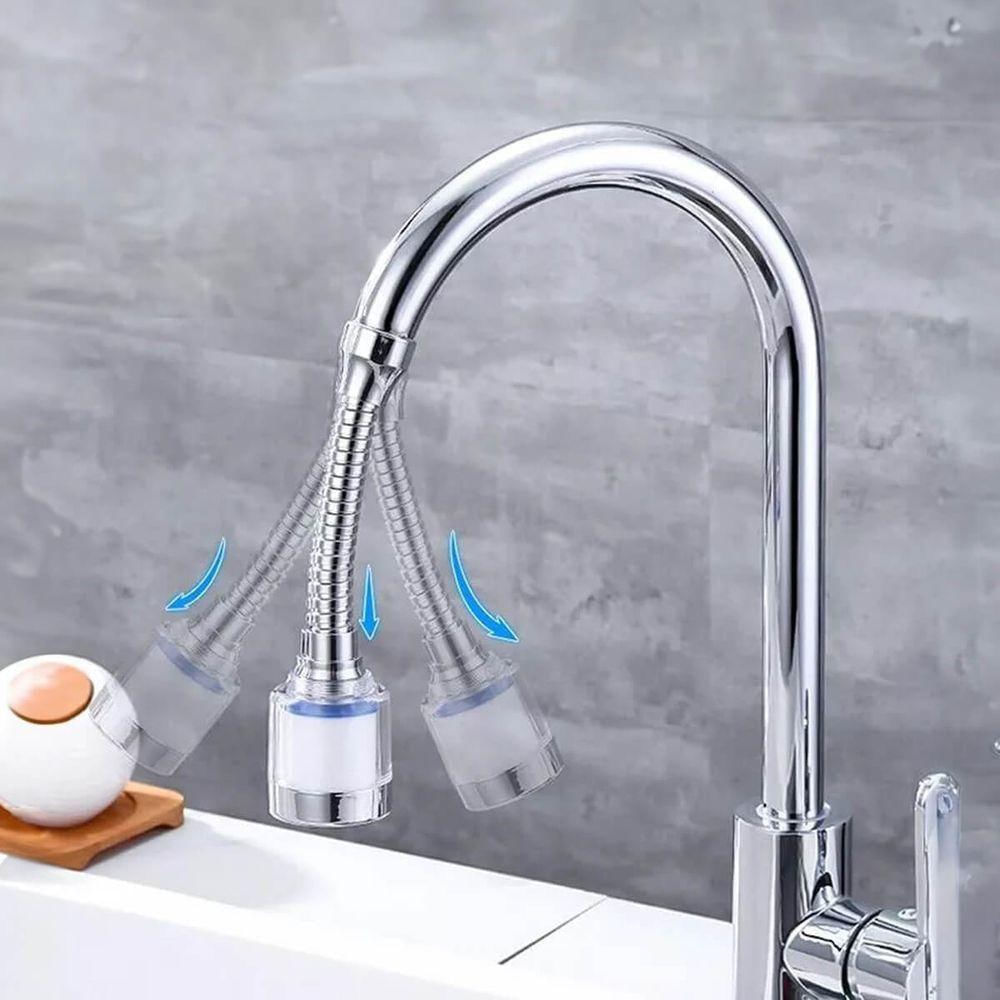 Extensor De Torneira Flexível Jato Chuveirinho Com Filtro