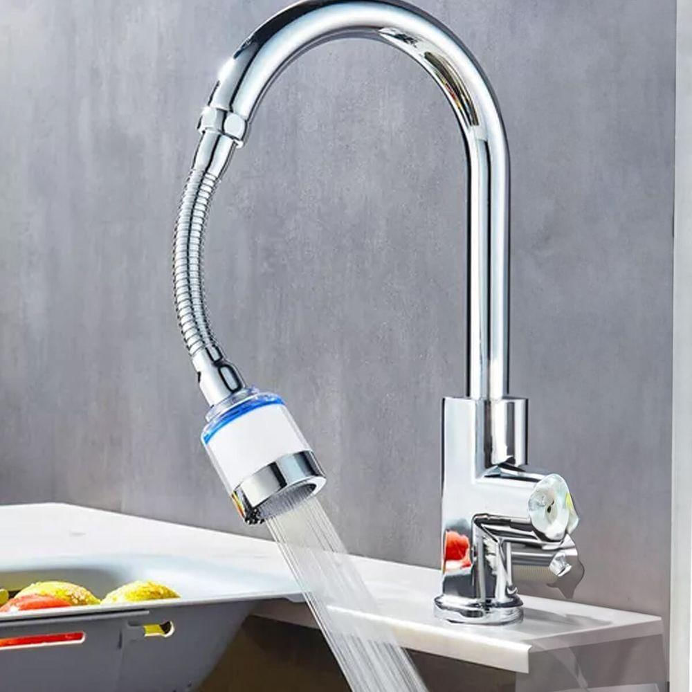 Extensor De Torneira Flexível Jato Chuveirinho Com Filtro
