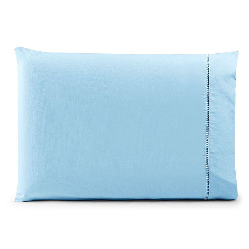 Fronha Avulsa 70cm X 50cm 1 Peça Paris Percal 150 Fios 100% Algodão - Azul Motorista