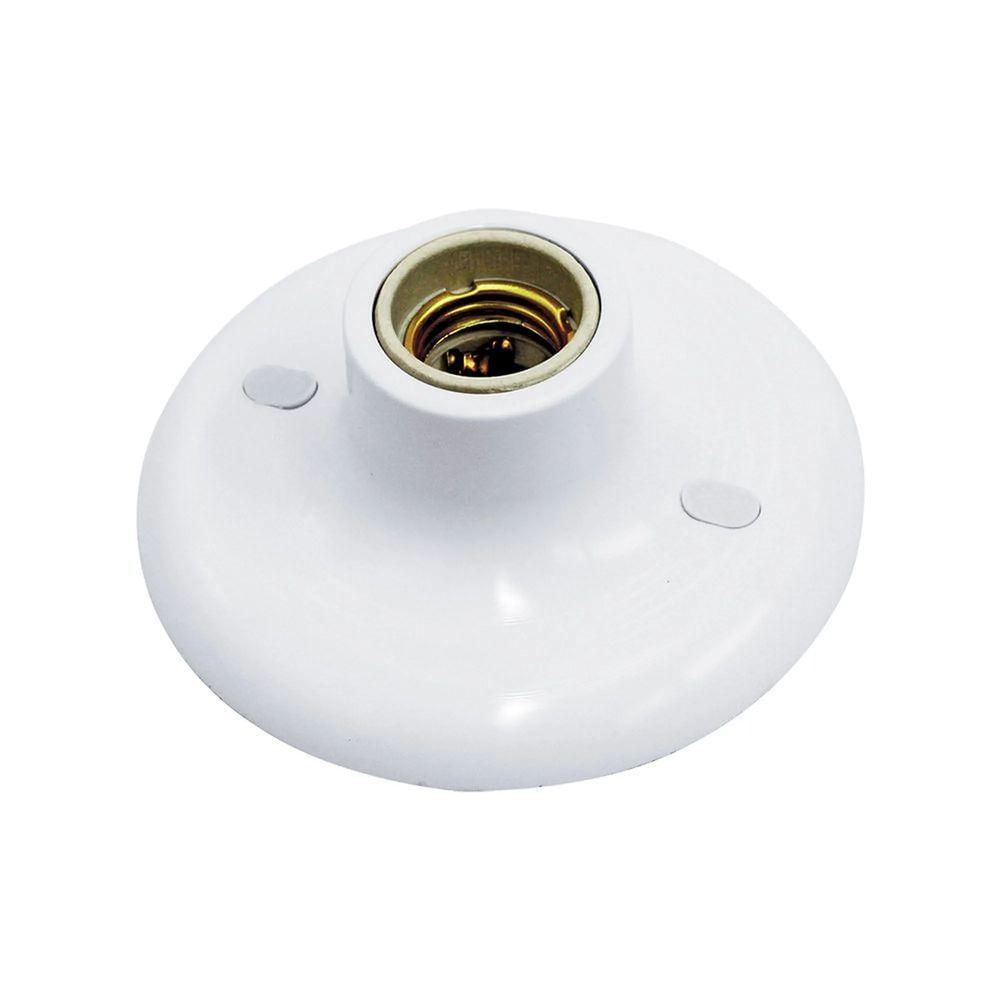 Plafon Taschibra E-27 Em Porcelana Branco Taschibra