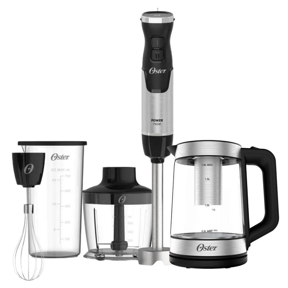 Kit Mixer Power 3 Em 1 E Chaleira Tea Com Infusor 1,8L Oster 127V