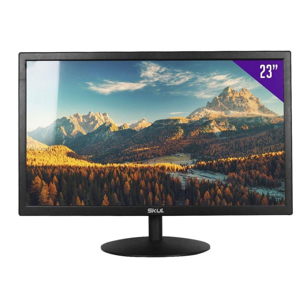 Monitor Skul 23" Office Led 5ms Com Entrada Hdmi+vga -...