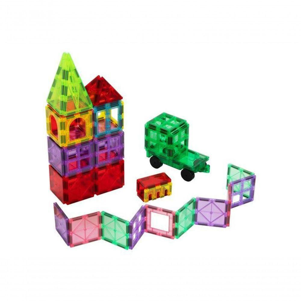 Brinquedo Didatico Construção Magnética 100pçs Hg Toys-lt648