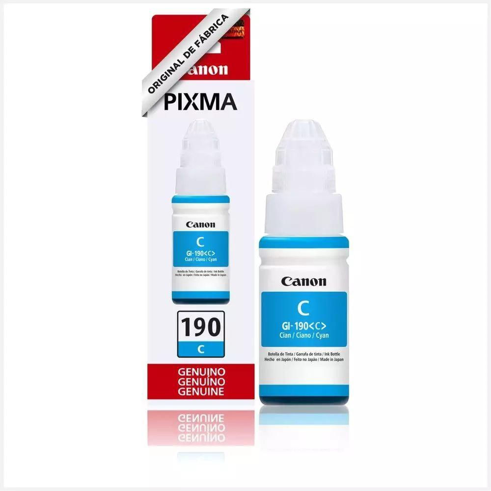 Refil Tinta Impressora Canon G190 Gi190 Ciano Gi-190
