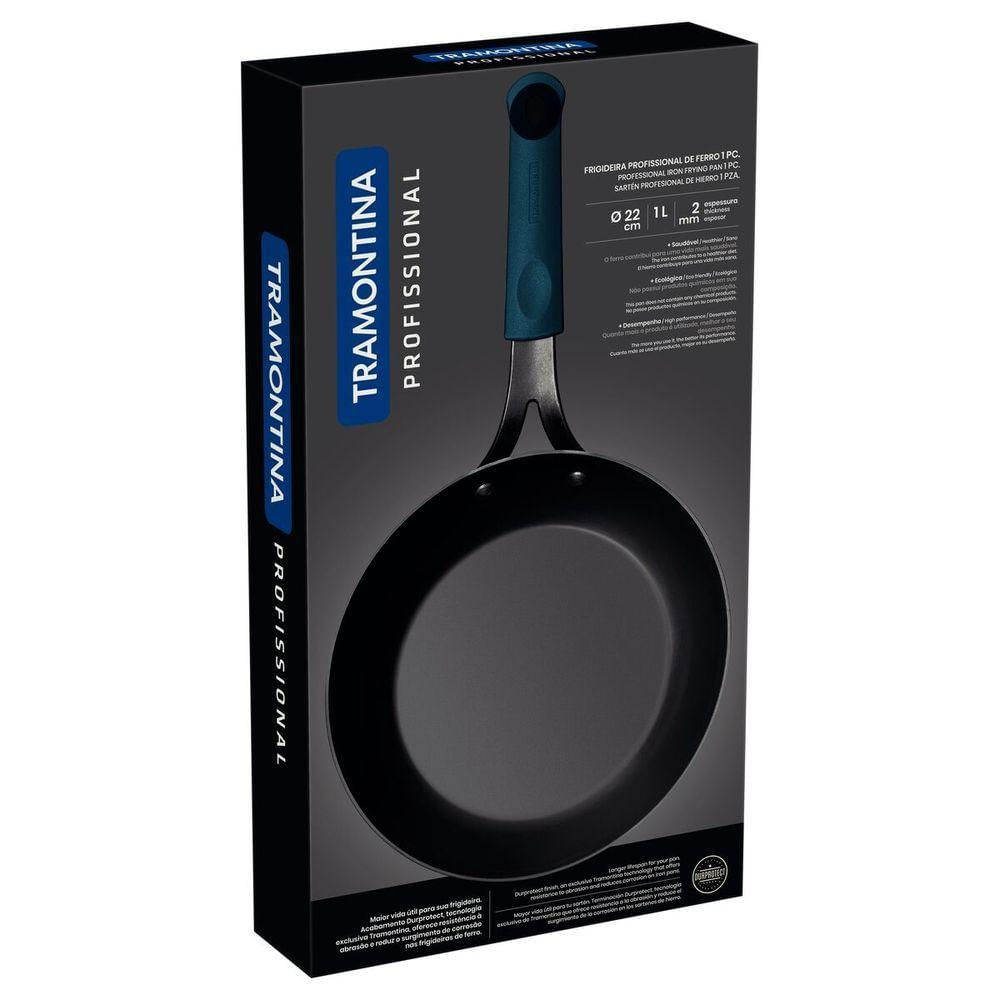 Frigideira Tramontina Profissional Em Ferro 22 Cm 1 L