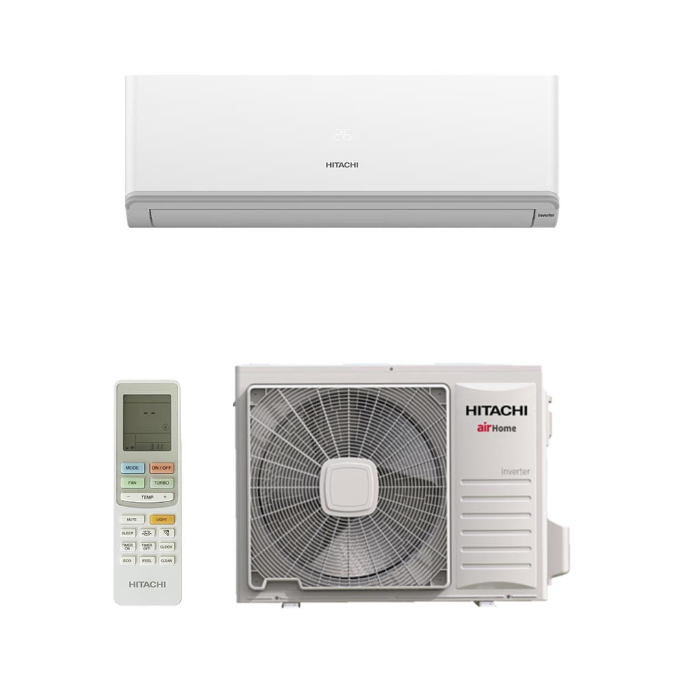 Ar Condicionado Split Hi Wall Inverter Hitachi AirHome 600 Frio 12.000 Btus 220V R-32