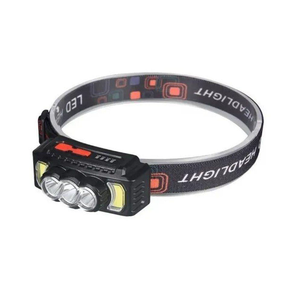 Lanterna De Cabeça Recarregável Id-5019l