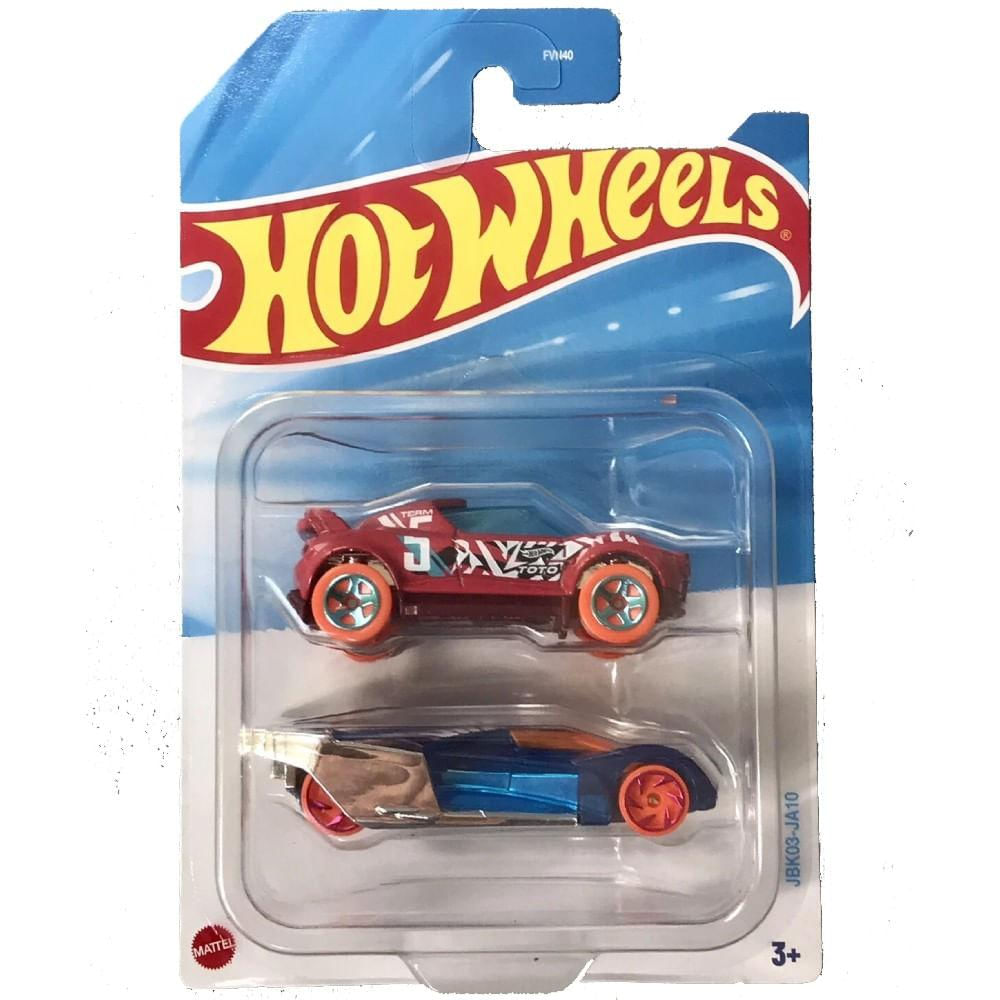 Hot Wheels Pacote 2 Carros Ford Escort e Mazda - Mattel