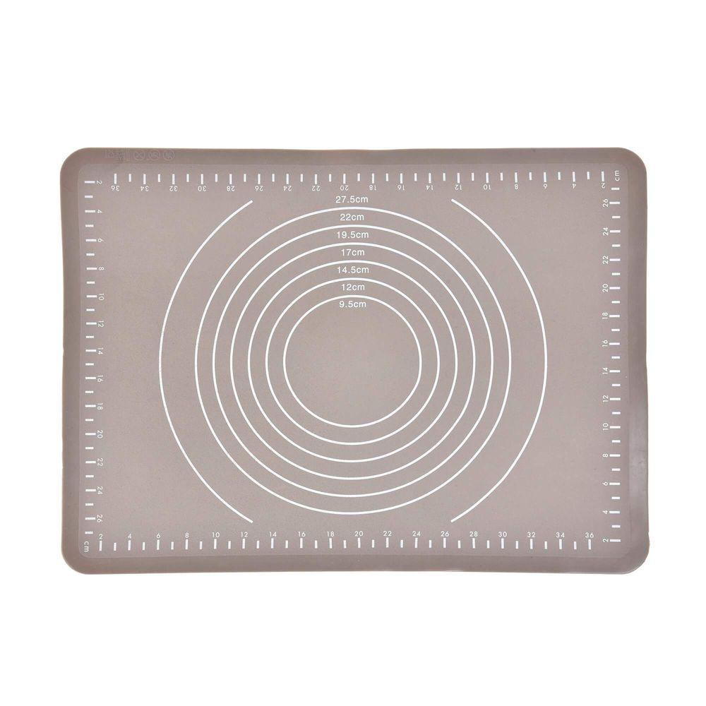 Tapete De Confeitaria Em Silicone Kenya Cinza