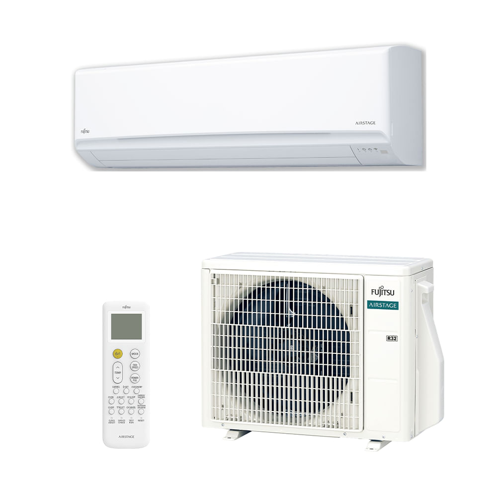Ar Condicionado Split Hi Wall Fujitsu Airstage Premium Inverter 9.000 Btus Frio 220v R-32