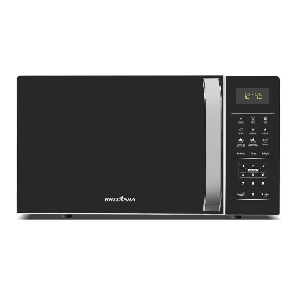 Micro-ondas 20L Britânia Pintura Limpa Fácil 1100W BMO23