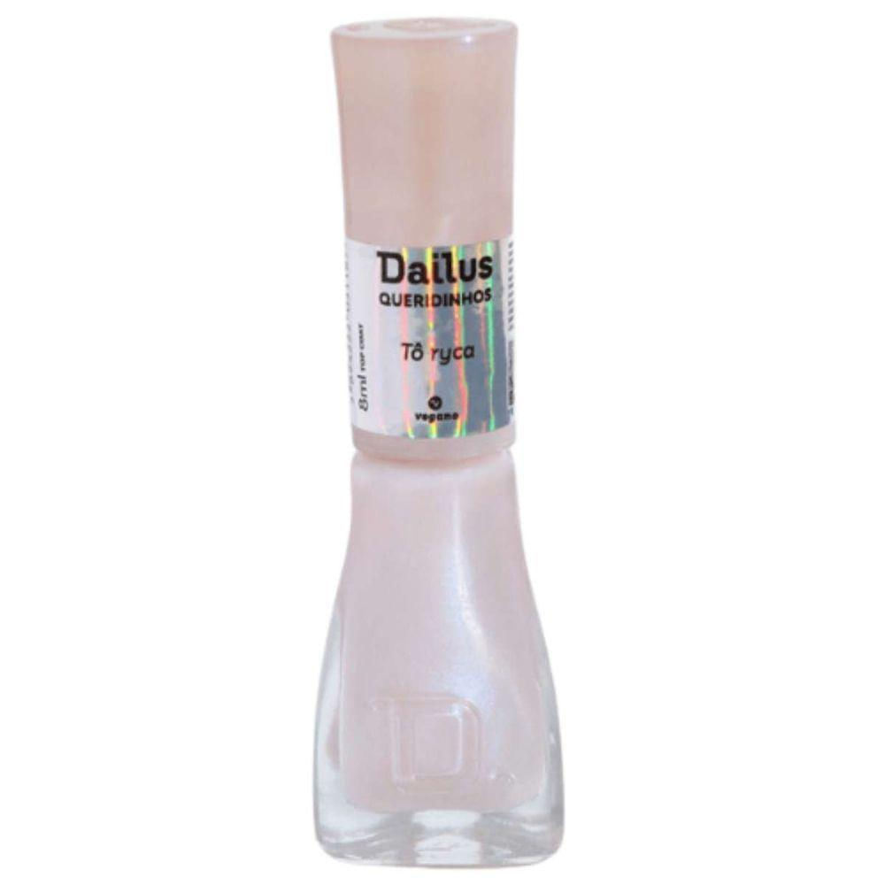 Top Coat 9ml Dailus Acabamento Brilhante e Proteção Para O Esmalte - Tô Ryca