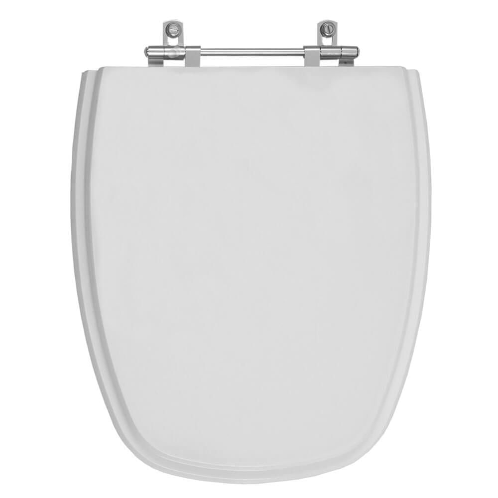 Tampa De Vaso Poliester Monte Carlo Cinza Claro Para Bacia Deca 6lpf