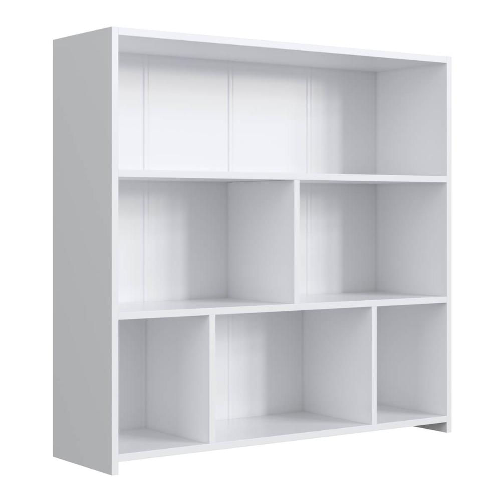 Módulo Organizador Multiuso Funcionale Estante Baixa Branca 93x26x90cm MDP
