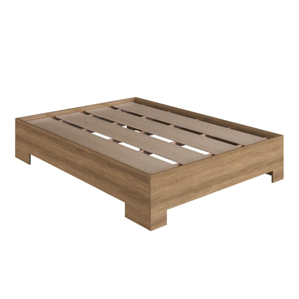 Cama de Casal Box Mel 142x192x36cm MDP Xangai Art In Móveis