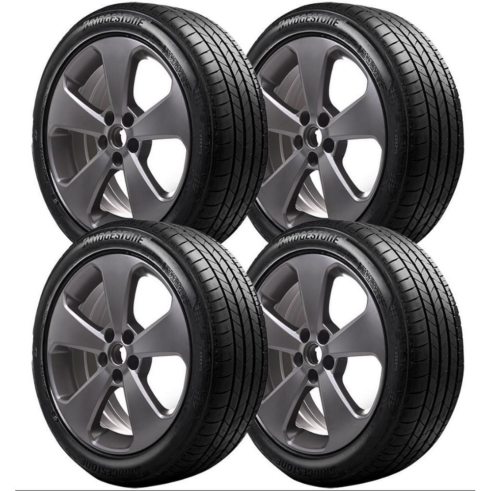 Pneu Aro 17 Bridgestone Turanza T005 205/55 R17 91V - 4 Unidades