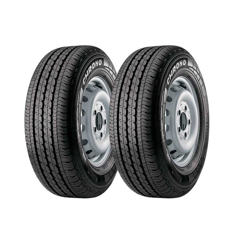 Pneu Aro 16 Pirelli Chrono 225/75 R16C 118R - 2 Unidades
