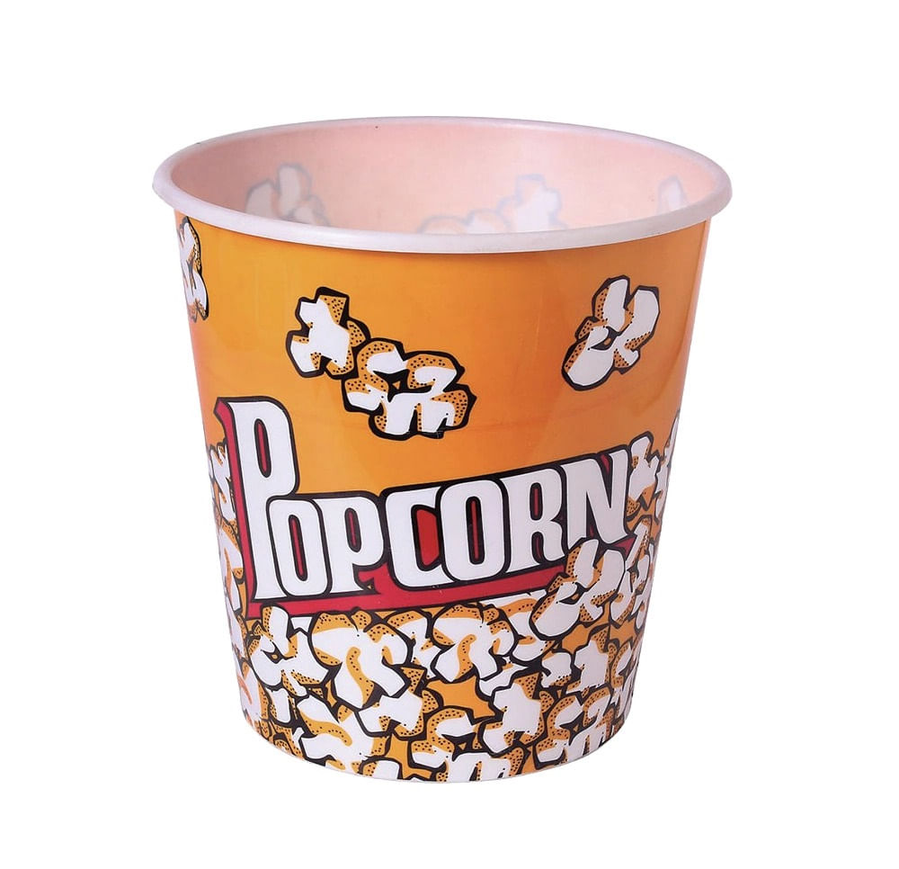 Balde para Pipoca São Bernardo Pop Corn em Plástico 3L