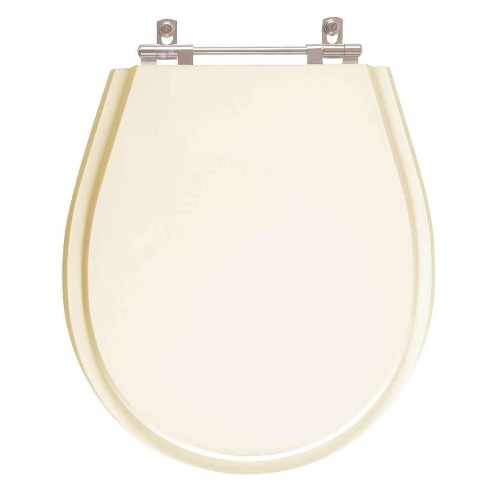 Tampa De Vaso Poliester Avalon Bege Claro Para Louça Ideal Standard