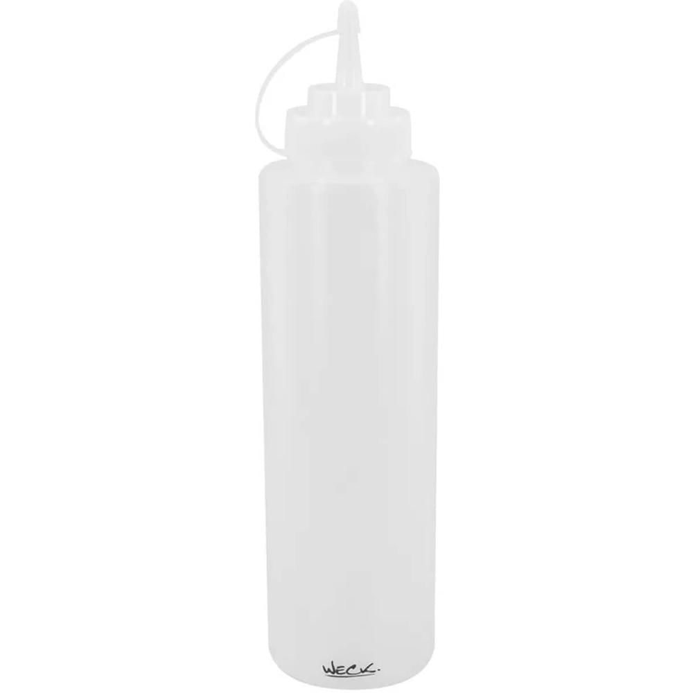 Kit 24 Bisnagas Plásticas Weck 1L Caldas Molhos Restaurante Chef Gourmet