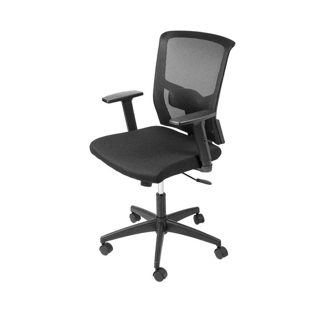 Cadeira Or-3329 Em Tecido Nylon E Base Com Rodízio Or Design Preto