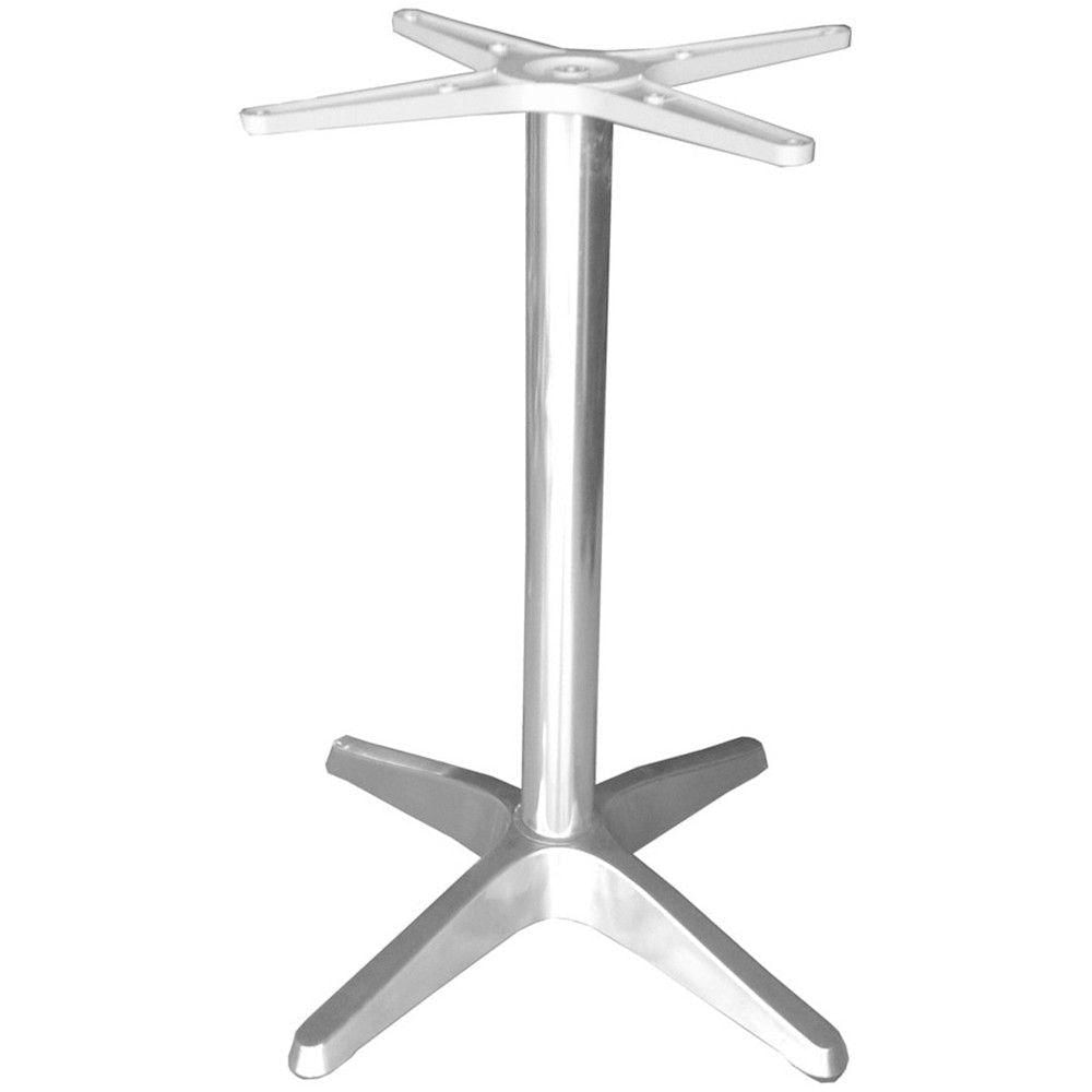 Base De Mesa Or-2204 Em Inox Para Tampos Até 80cm Or Design Alumínio