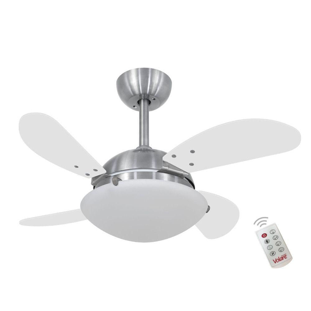 Ventilador Volare Fly Mini Branco 220V E Controle Remoto