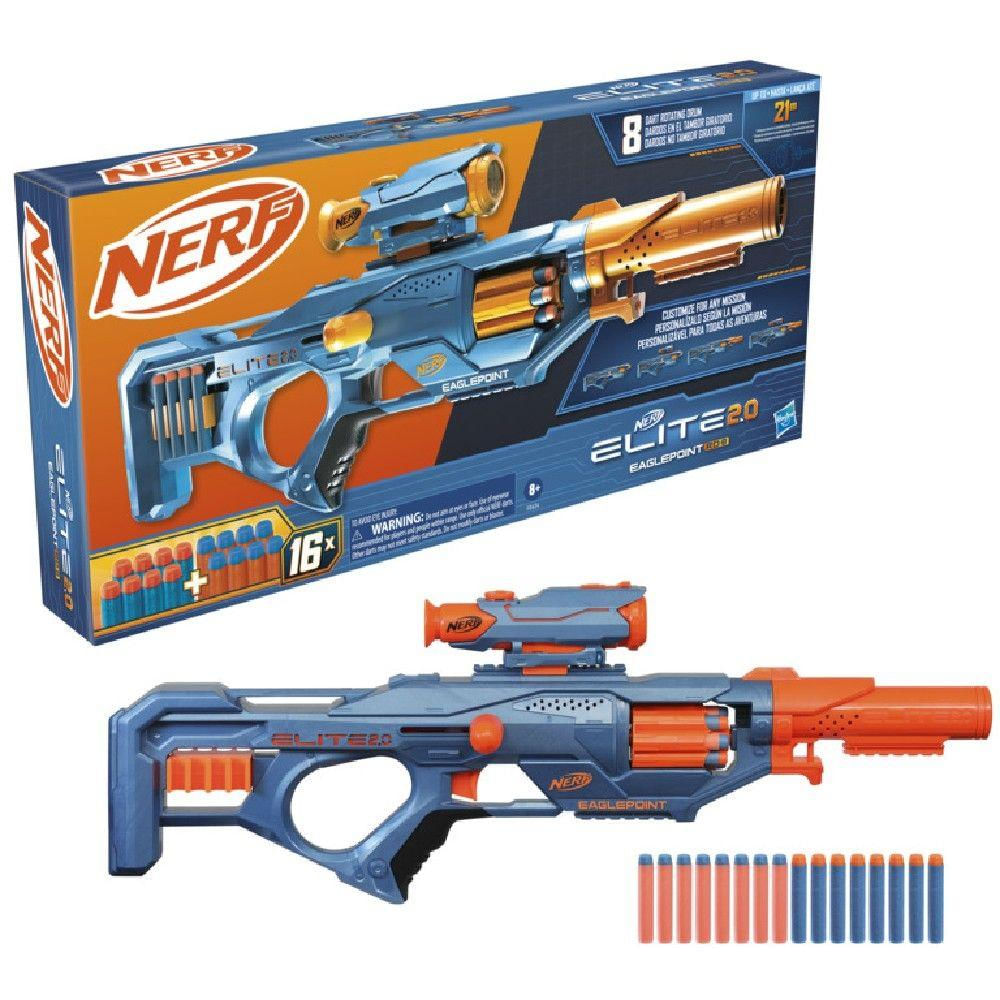 Lança Dardos Nerf Elite 2.0 Eaglepoint - Hasbro