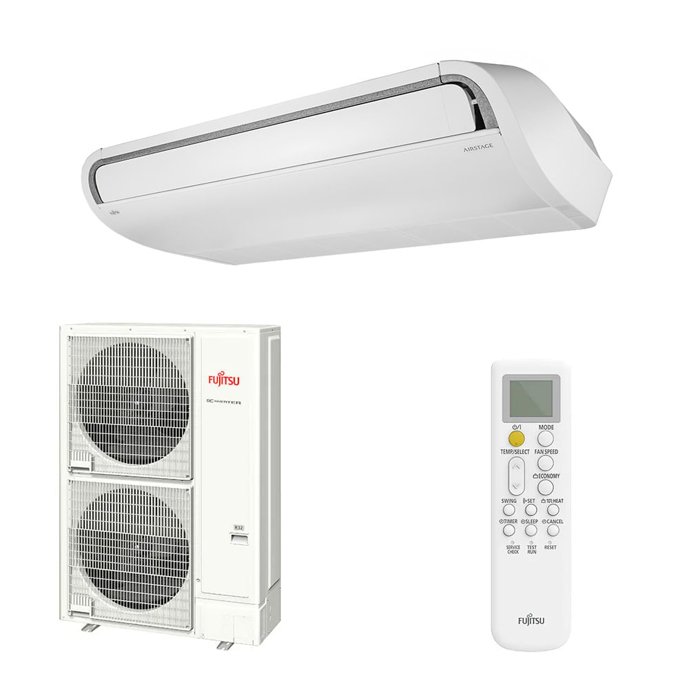 Ar Condicionado Split Teto Fujitsu Airstage Premium Inverter 52.000 Btus Quente e Frio 220v R-32