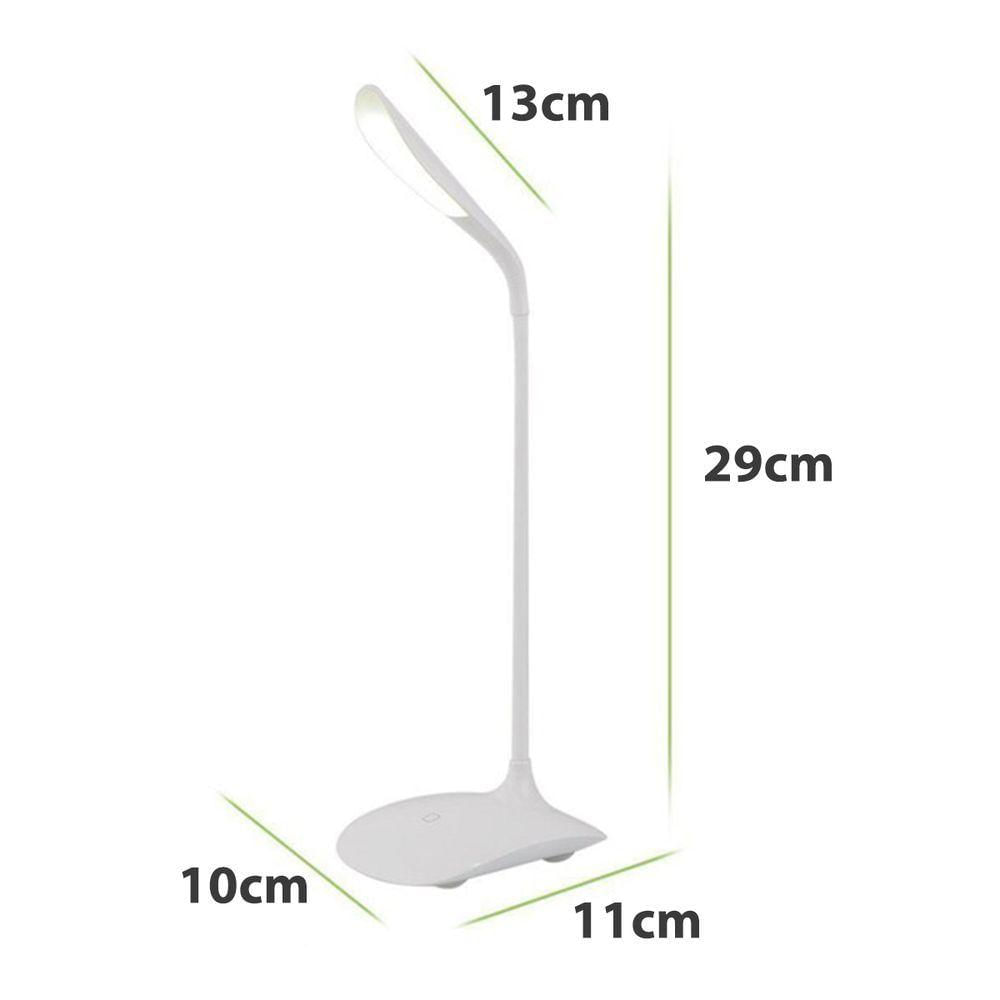 Luminária Mini Luz Led Pc Notebook Usb Flexível Portátil Branco