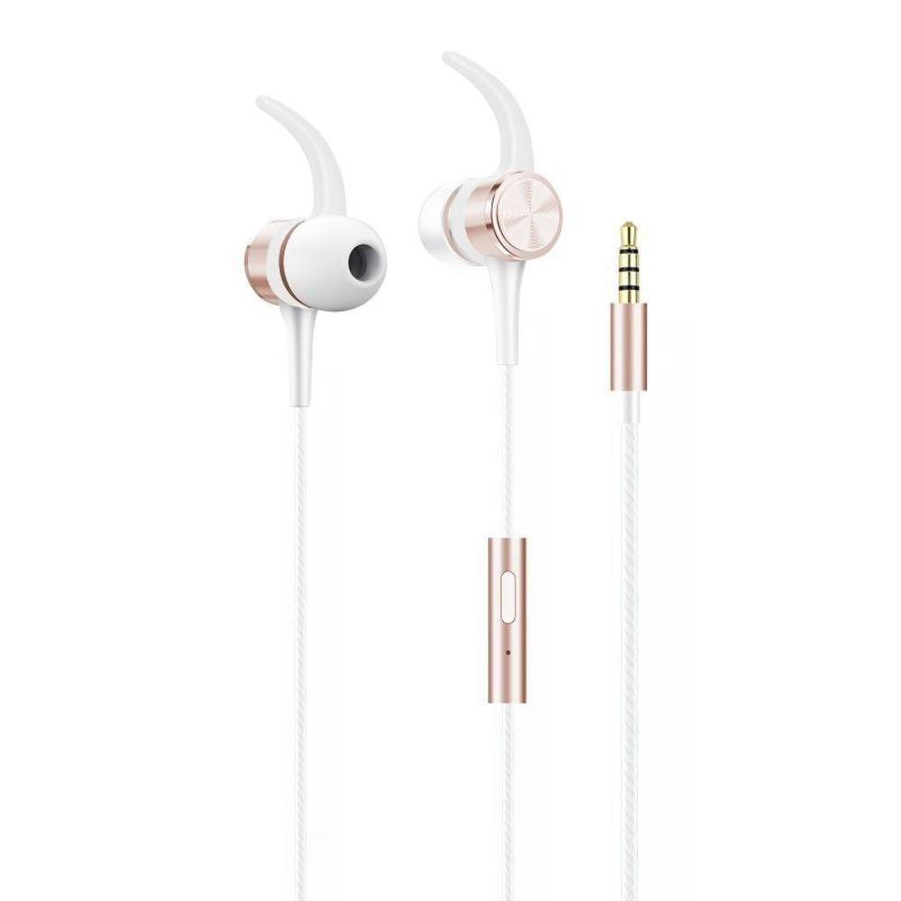Fone De Ouvido Com Fio Geonav Essential - Rose Gold - Esfnrg - Geonav