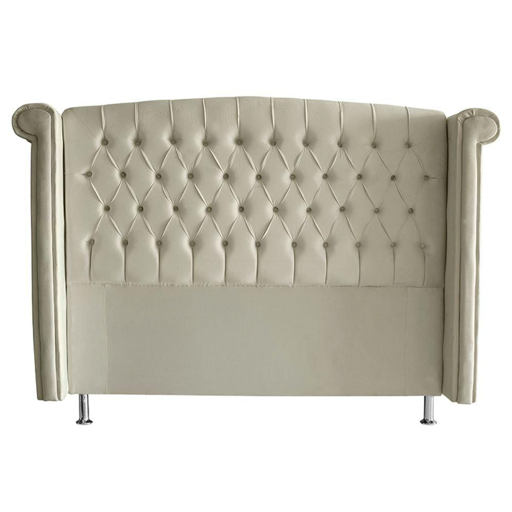 Cabeceira De Cama Box Toquio Casal 140 Cm Suede Porcelana Do Lar Móveis E Decoração