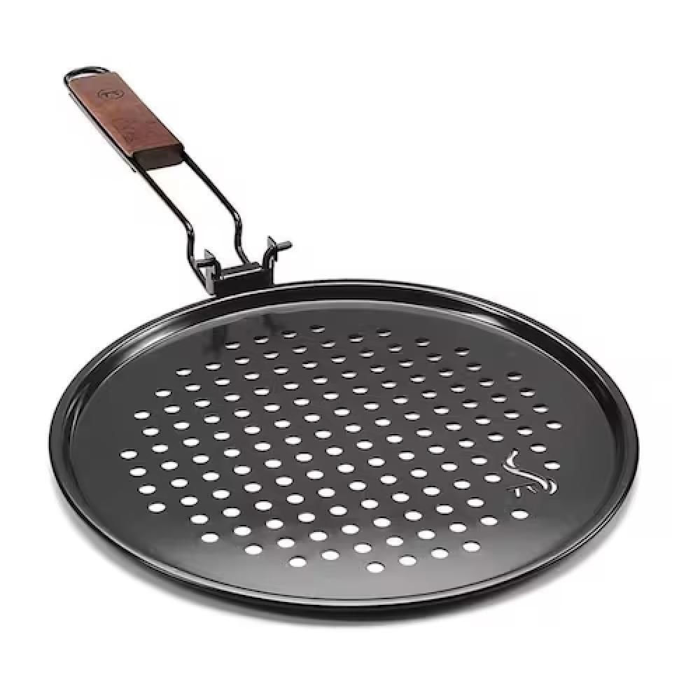Panela Churrasqueira Grelha Frigideira Churrasco Cabo Retratil Bandeja Assadeira Antiaderente Forma Pizza Peixe Pao De A