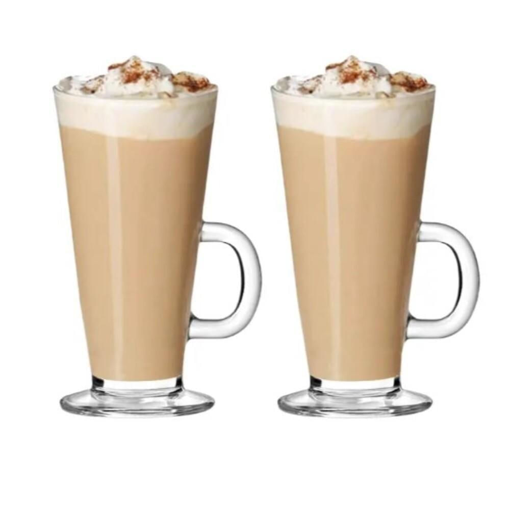 Jogo 6 Xicaras Caneca Capuccino Kit Taca Cafe Copo Alto Torre Expresso Chocolate Conjunto Dolce Gusto Grande 265ml