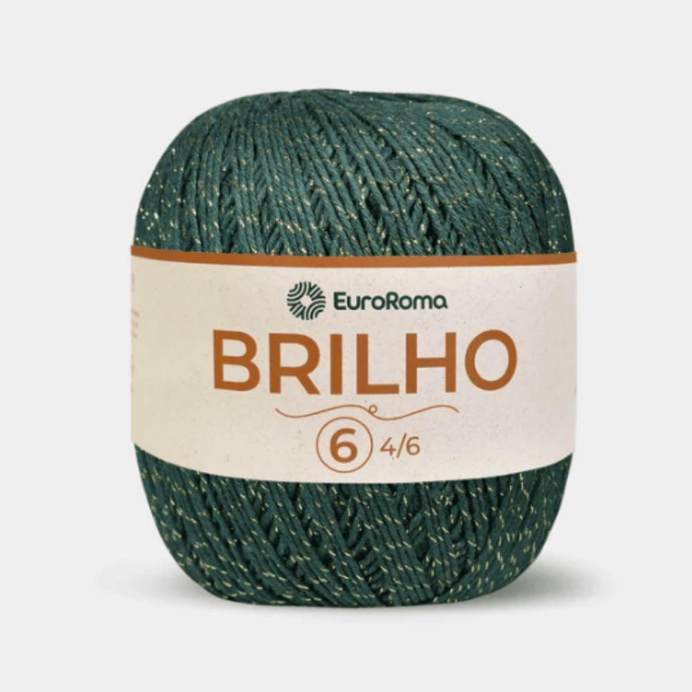 Barbante Euroroma Nº6 Brilho Ouro 400 Gr