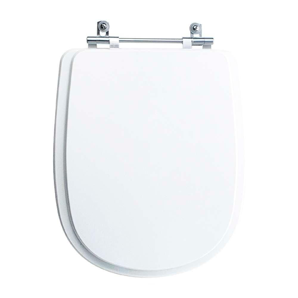 Tampa Vaso Sanitário Poliester Acrilico Paris Branco Para Bacia Ideal Standard