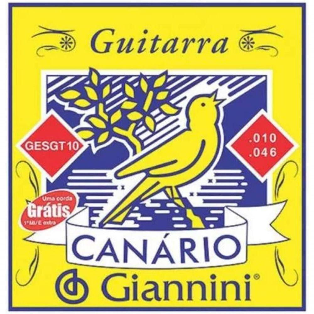 Corda Para Guitarra Giannini Gesgt 0.10-0.046 Leve