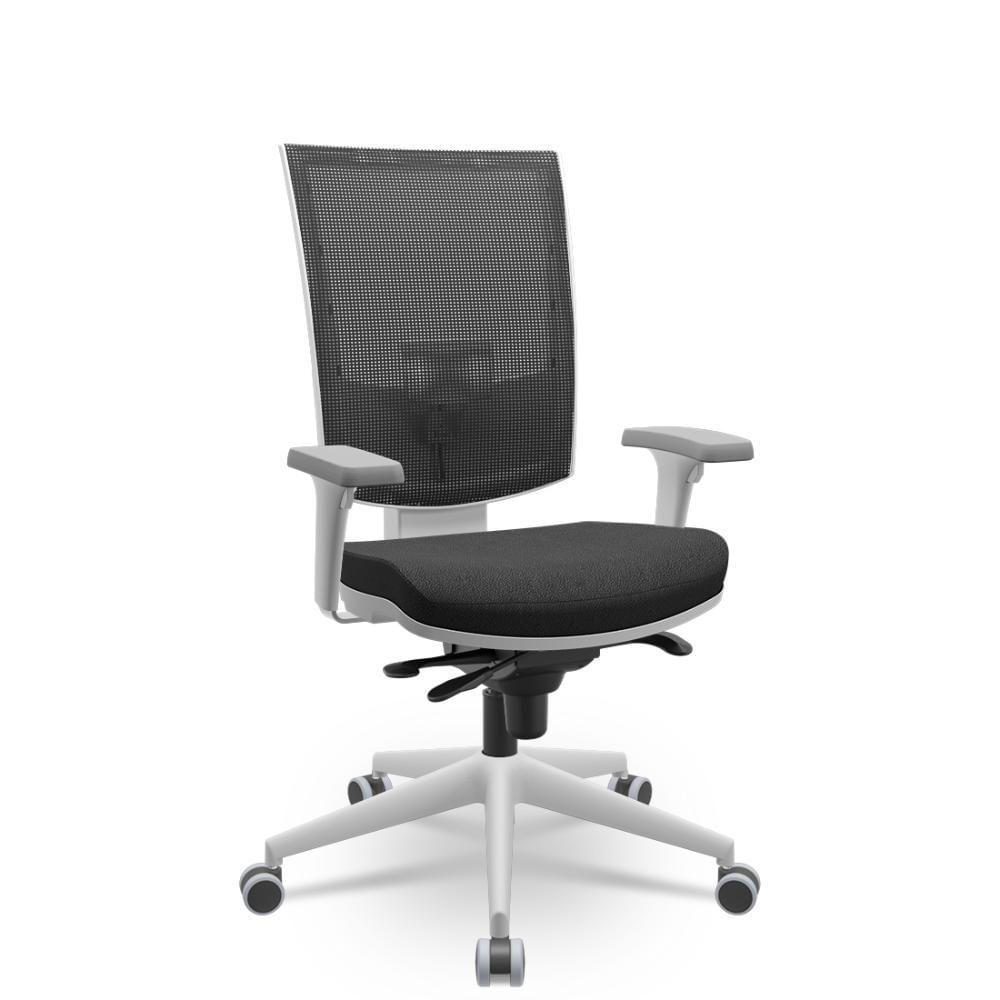 Cadeira Flash Presidente Sincron Cinza/preto