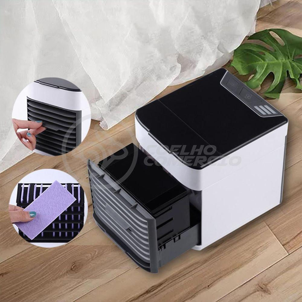 Mini Ar Condicionado Climatizador Humidificador Portátil Arctic Air Cooler 3 Velocidades