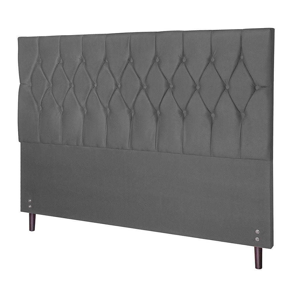 Cabeceira Ram 1500 Chumbo Estofada Para Cama Box Casal 144cm Quarto Luxo