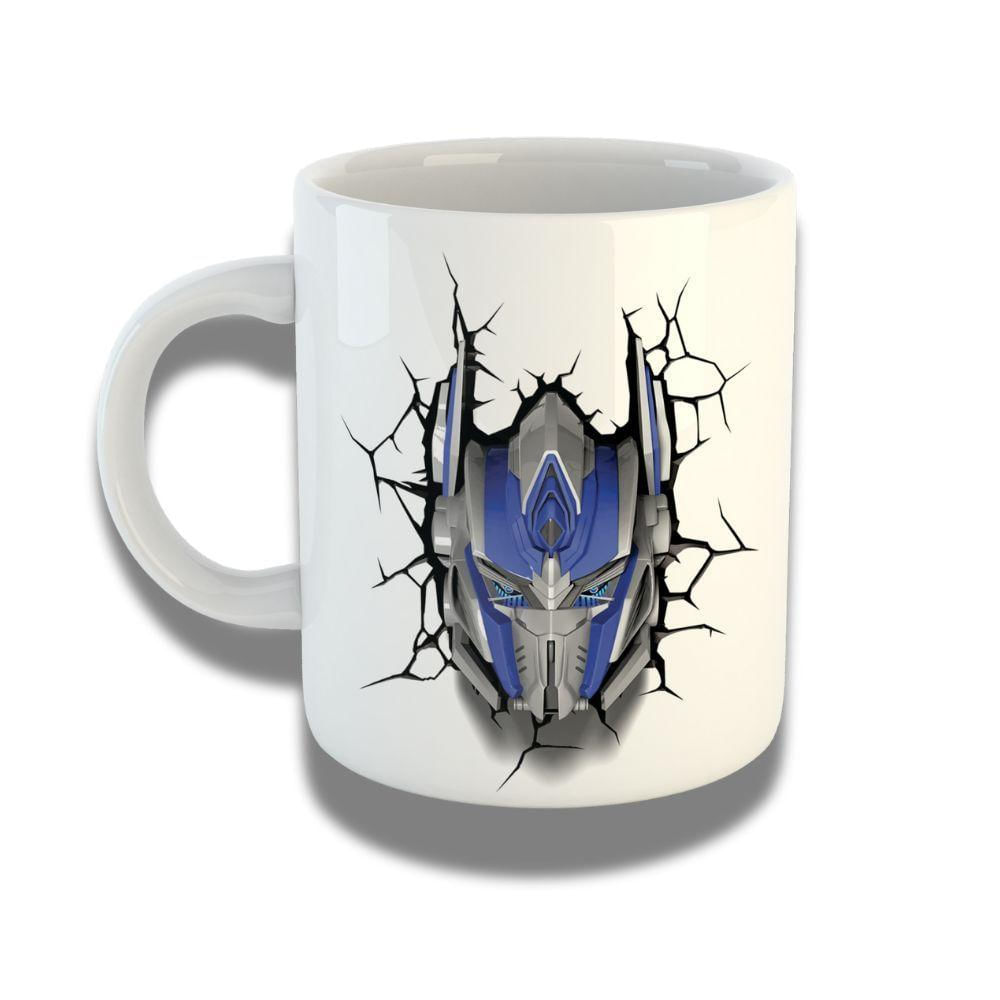 Caneca De Porcelana 325ml Com Design 3d Exclusivo 3d