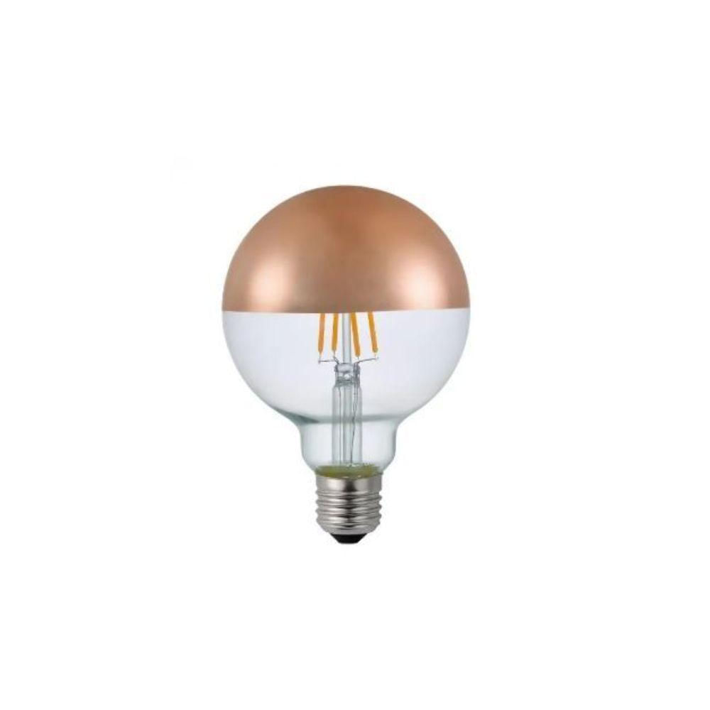 Lampada Led Filamento Defletora G125 4w 2400k Cobre Nordecor
