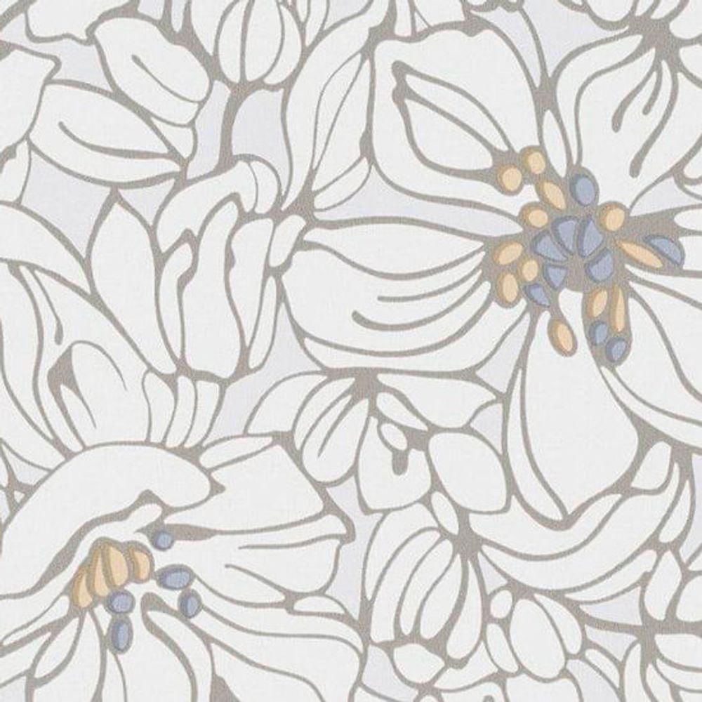 Papel De Parede Ddd Em 3d Max 28361 Floral - Rolo 10m X 0,53m