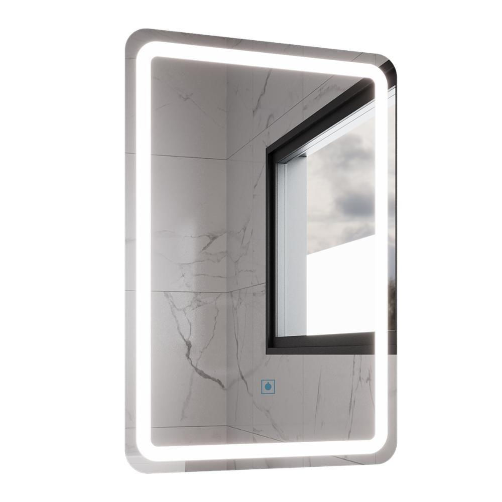 Espelho Retangular Com Led 60x40cm Touch Bivolt