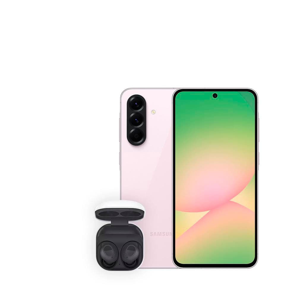 Smartphone Samsung Galaxy A56 5G 128GB, 8GB RAM, Câmera Tripla 50MP, Tela Super AMOLED 6.7, IP67, NFC e Recursos AI + Galaxy Buds FE