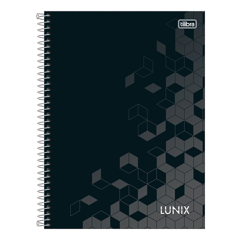 Caderno Universitário Tilibra Capa Dura Lunix 10 Matérias 160 Folhas - Item Sortido