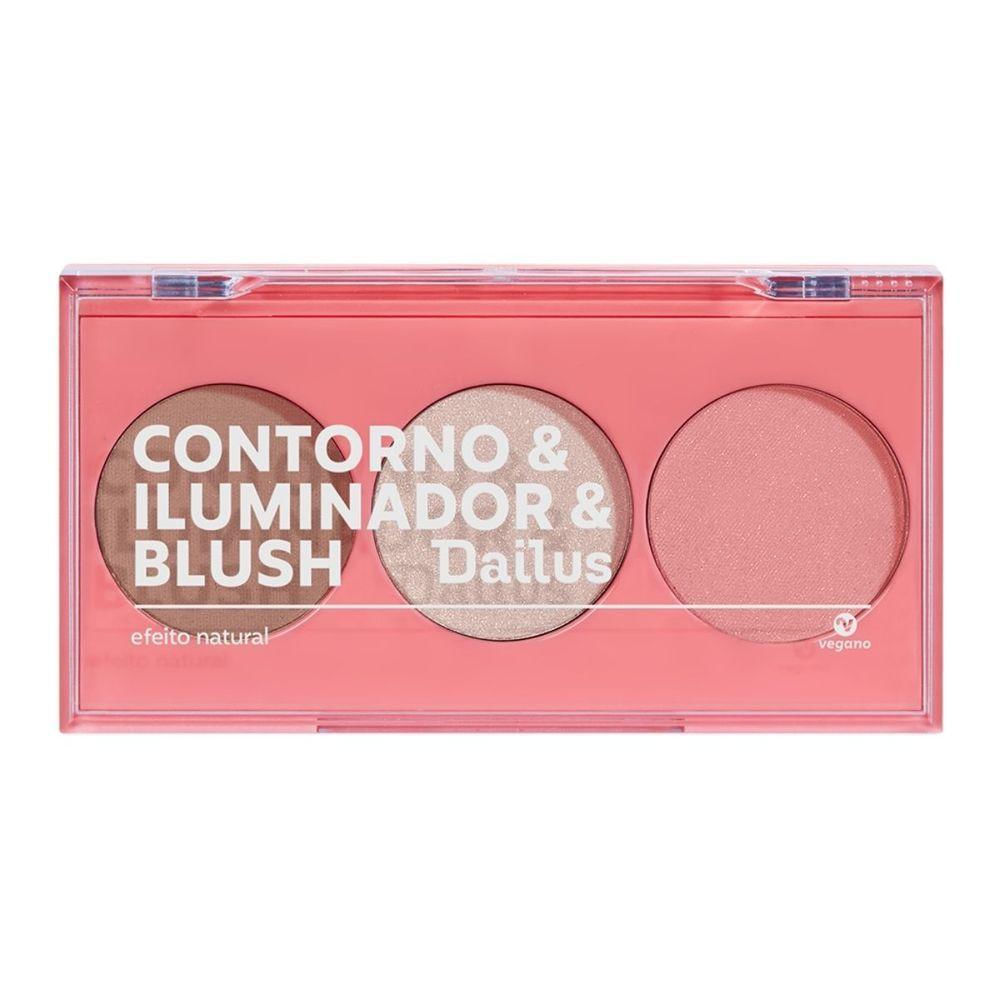 Contorno Iluminador Blush Pele De Milhões - Dailus Pele De Milhões 1