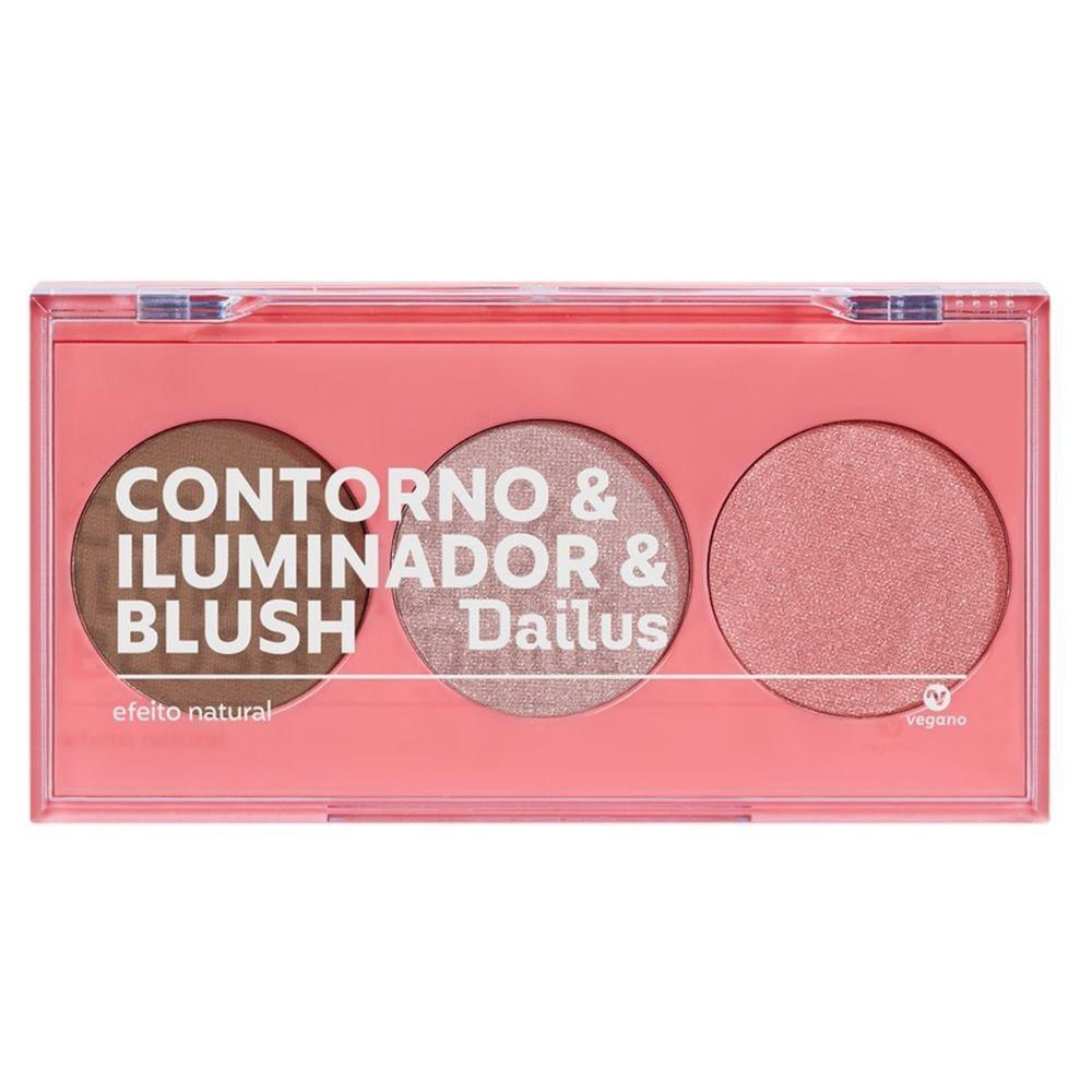 Contorno Iluminador Blush Pele De Milhões - Dailus Pele De Milhões 2