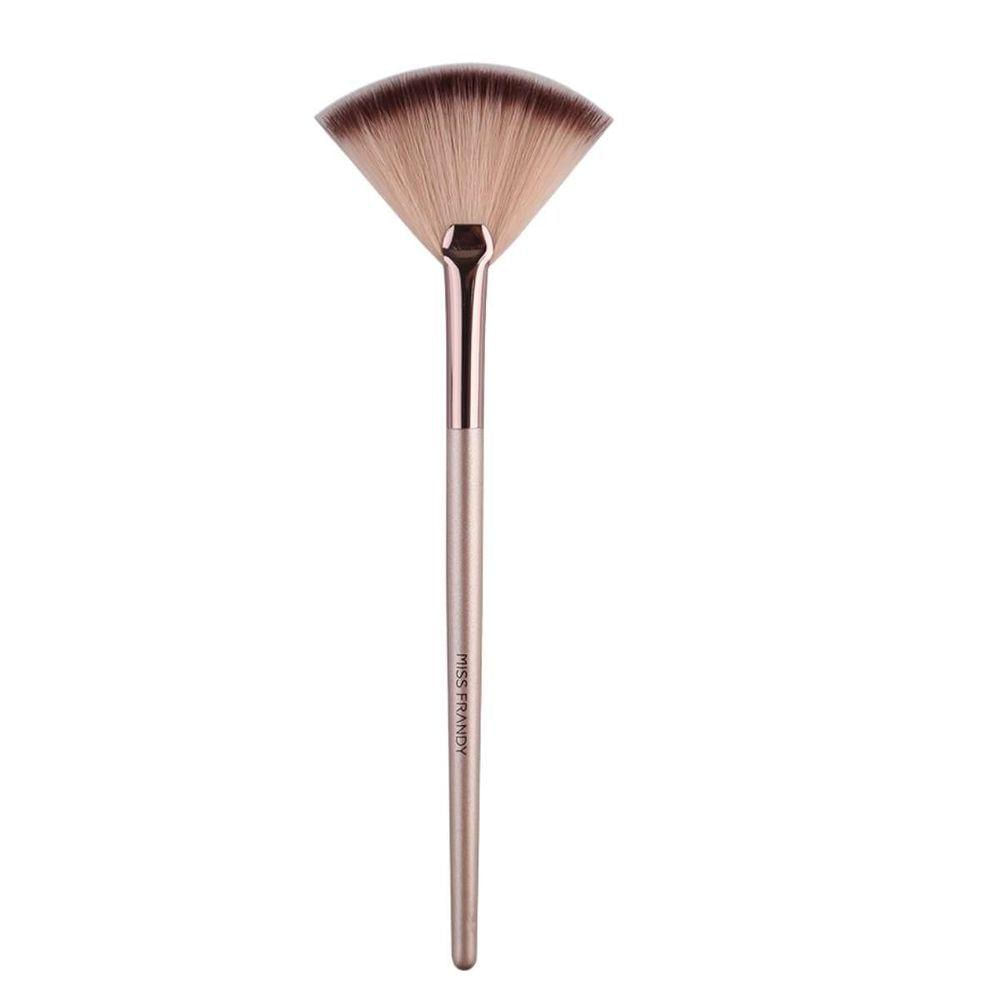 Pincel De Iluminador Leque Champagne 60226 | Miss Frandy | Acabamento Luminoso E Preciso